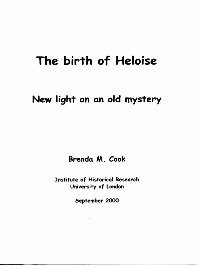 Heloise | PDF