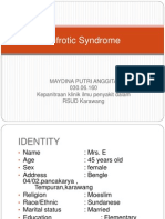 Nefrotic Syndrome: Maydina Putri Anggita 030.06.160 Kepanitraan Klinik Ilmu Penyakit Dalam RSUD Karawang