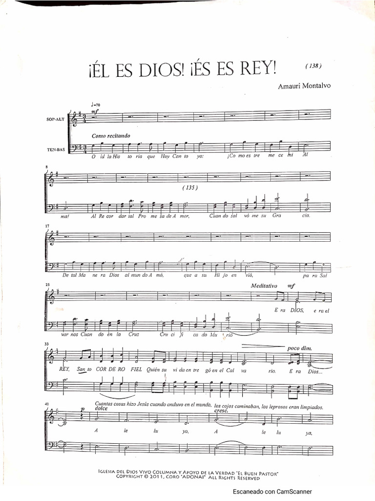 ¡Él Es Dios! ¡ÉL Es Rey! | PDF