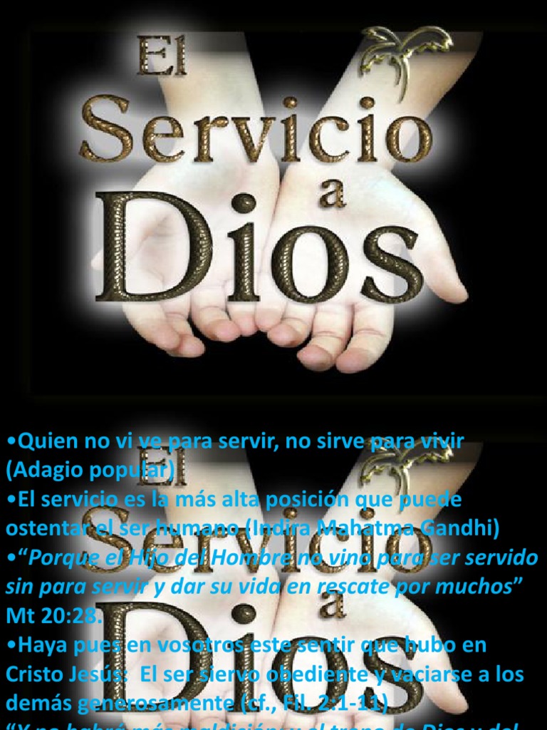 Servicio A Dios Pdf Jesús Cristo Título