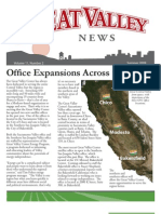 Offi Ce Expansions Across The Valley: Summer 2009 Volume 11, Number 2