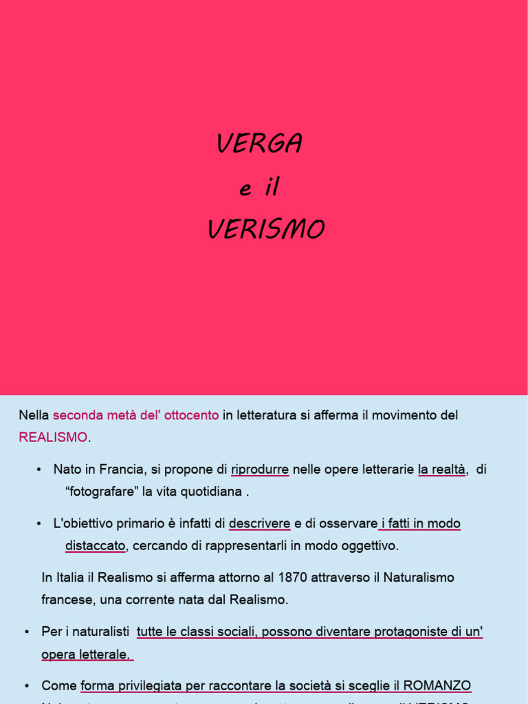 VERGA | PDF