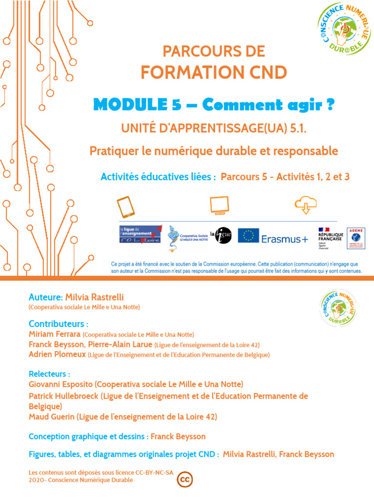 CND UA 5.1. - Pratiquer Le Numerique Durable Et Responsable | PDF