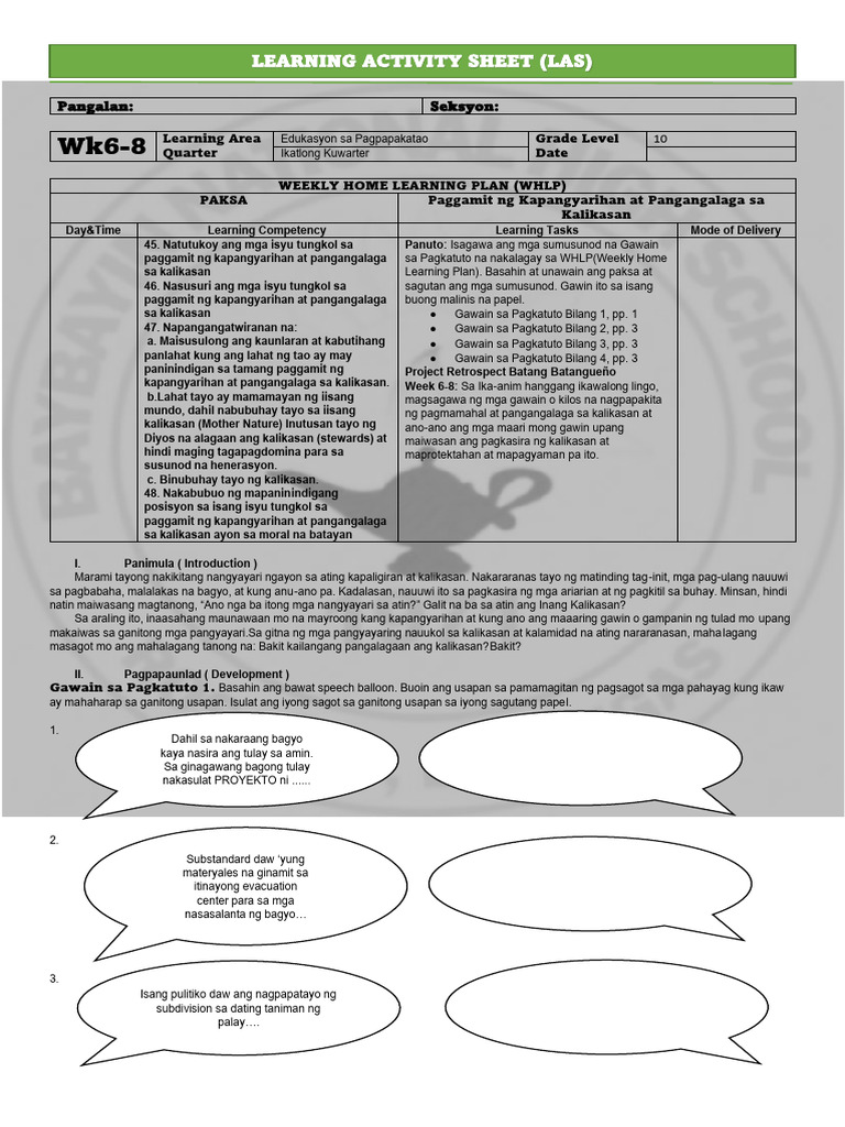 Week 6-8-Las | PDF