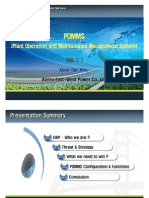 Plant Operation and Maintenance Management System Korea