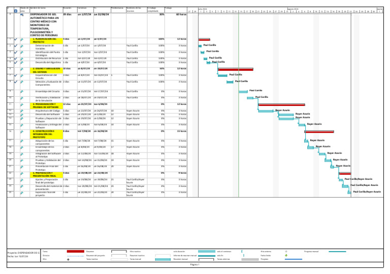 1.1 Diagrama de Gantt Gel Automático | PDF | Informática