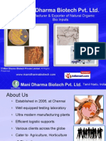 Mani Dharma Biotech Private Limited Tamil Nadu India