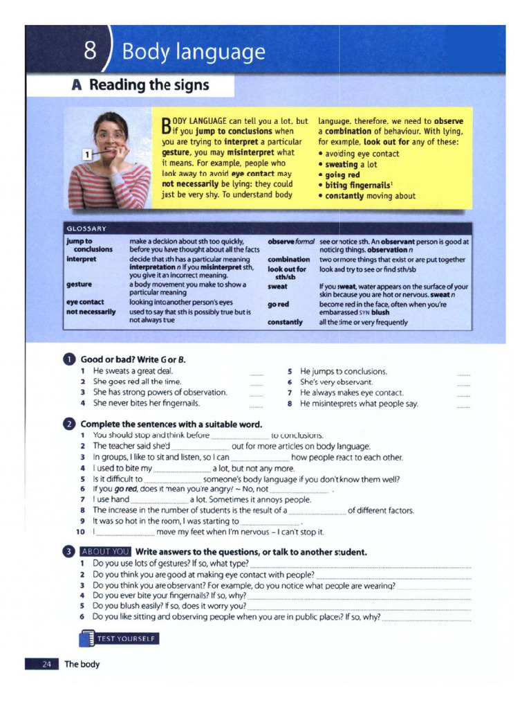 Body Language | PDF