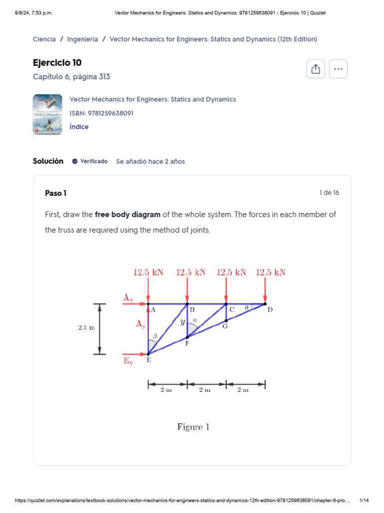 Vector Mechanics For Engineers Statics and Dynamics 9781259638091