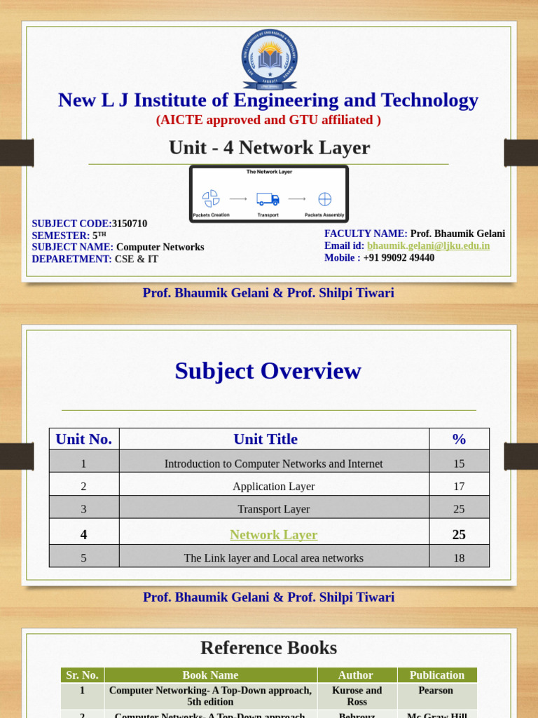 Unit - 4 Network Layer | PDF