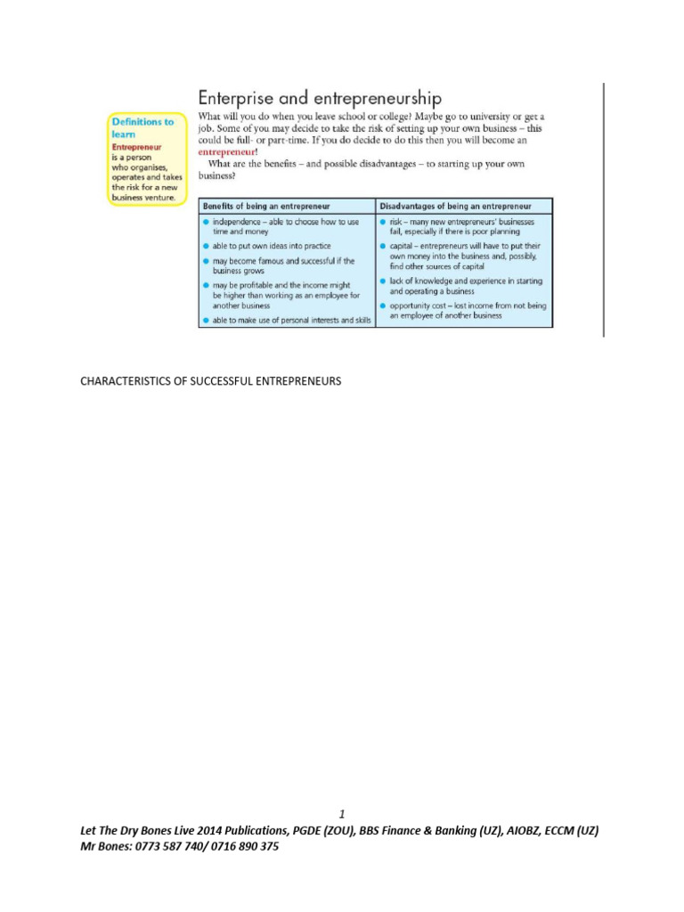 Form 3c Notes Cambridge | PDF