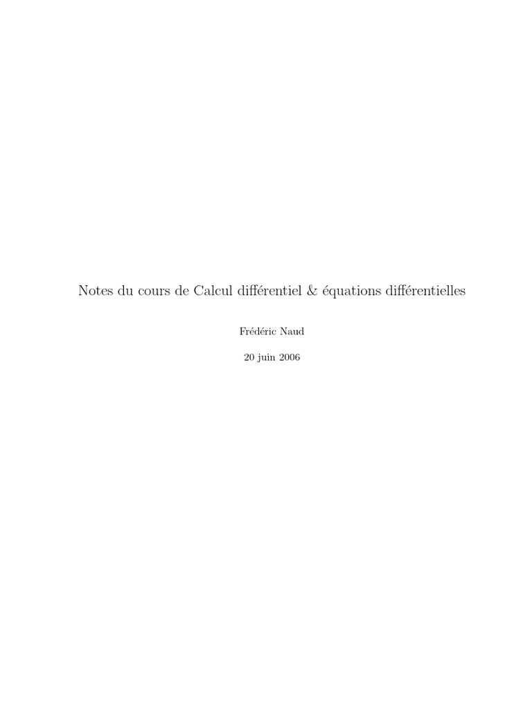 Calcul | PDF
