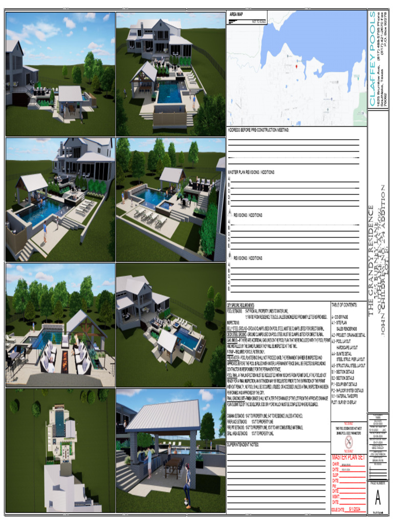 Southlake Pool Design Master Plan | PDF | Building Engineering ...