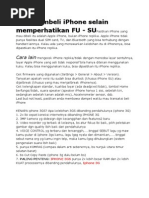 Download Tips Membeli iPhone Selain Memperhatikan FU by cokroy SN76284185 doc pdf