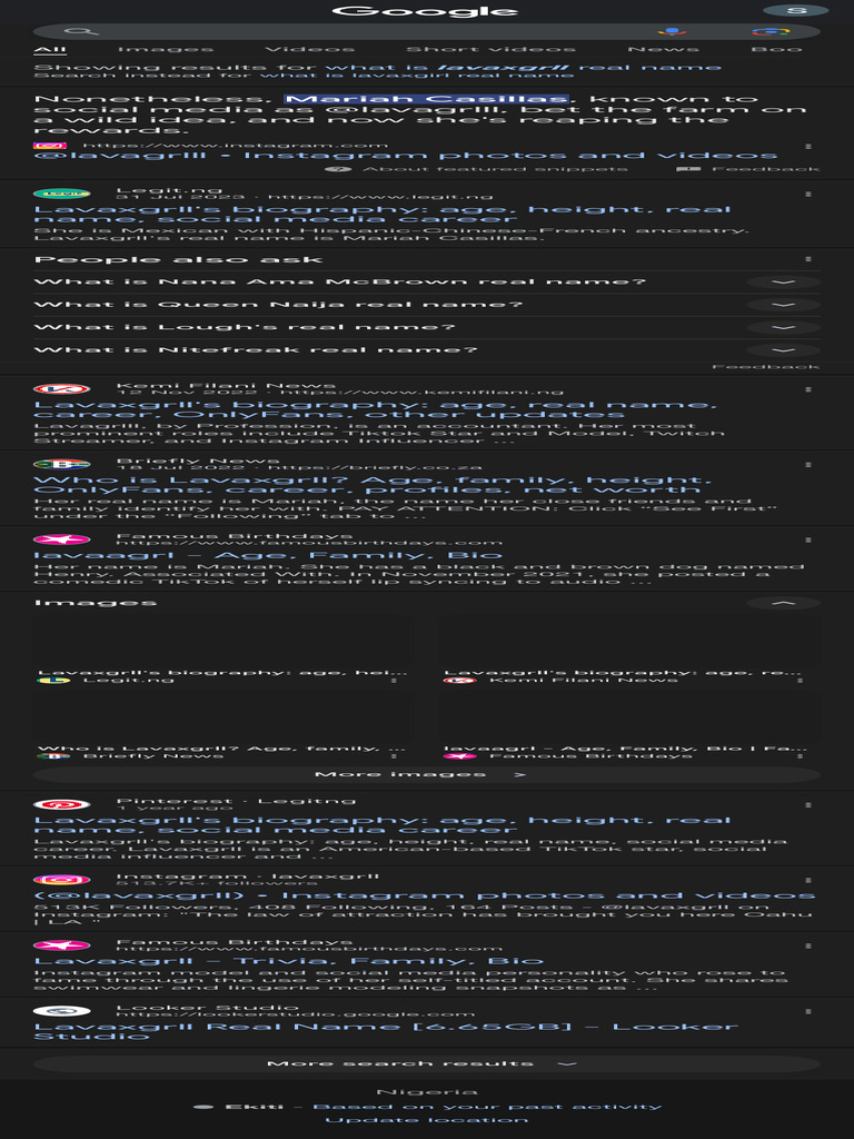 What is Lavaxgirl Real Name - Google Search | PDF