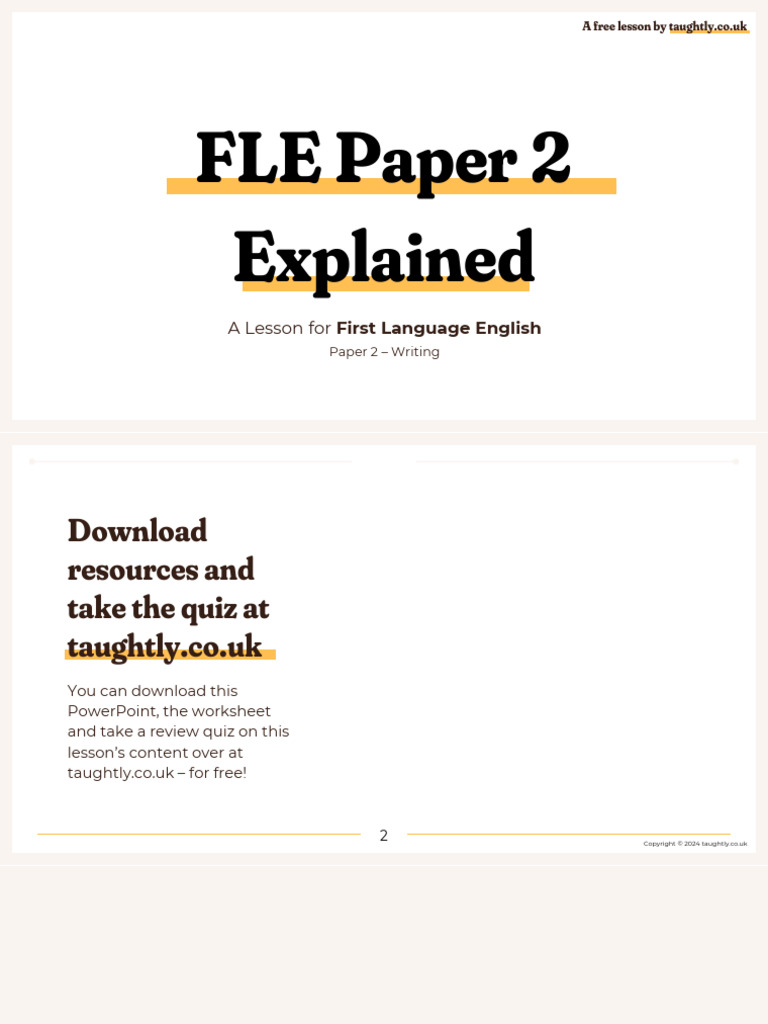 Paper 2 Explained PDF | PDF