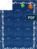 2012 Year Calendar