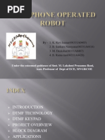 Cell Phone Operated Robot