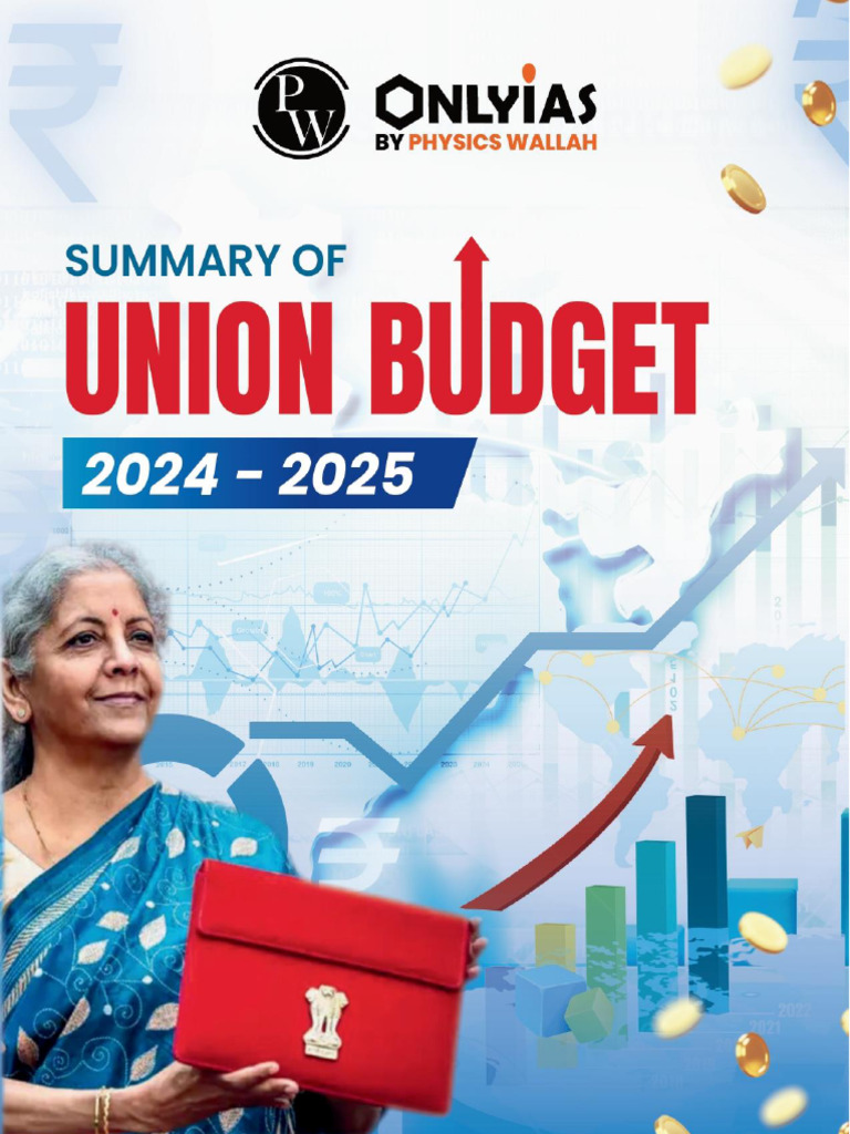 SUMMARY OF UNION BUDGET 202425 UPSC English PDF