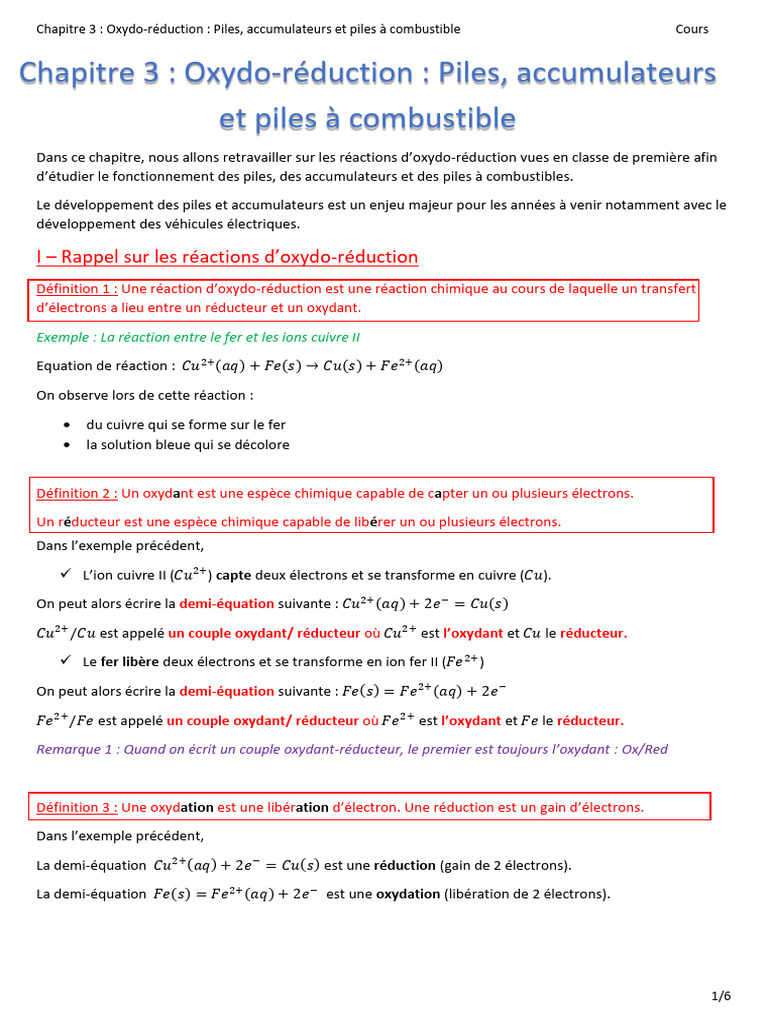Chapitre 3 - Cours | PDF
