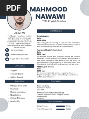 _professional modern CV resume