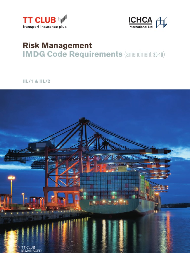 IMDG Code: Dangerous Goods Guidelines | PDF | Dangerous Goods | Transport
