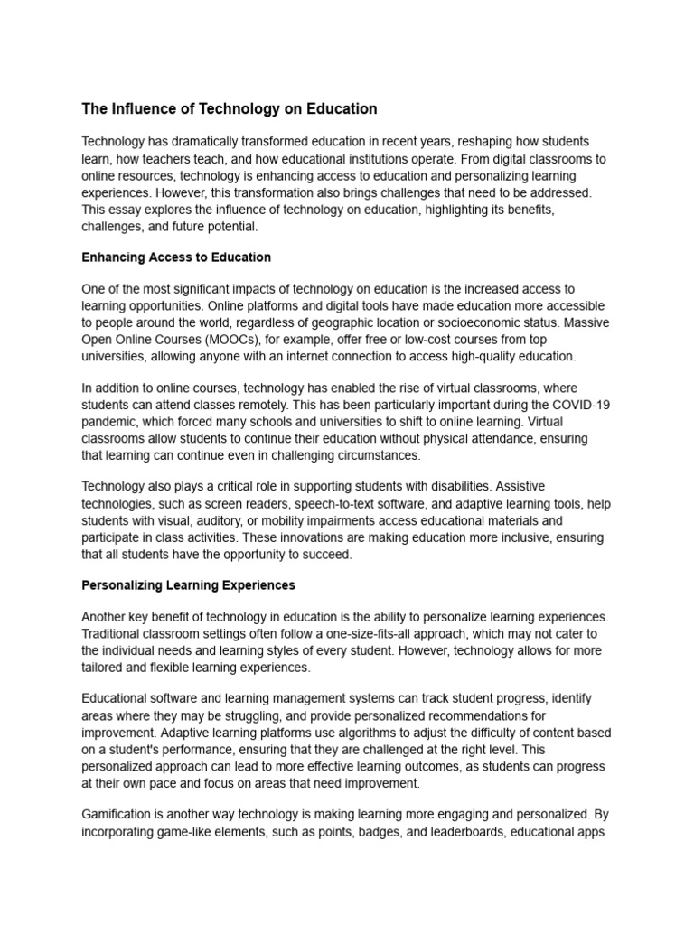 Untitled Document | PDF | Educational Technology | Learning