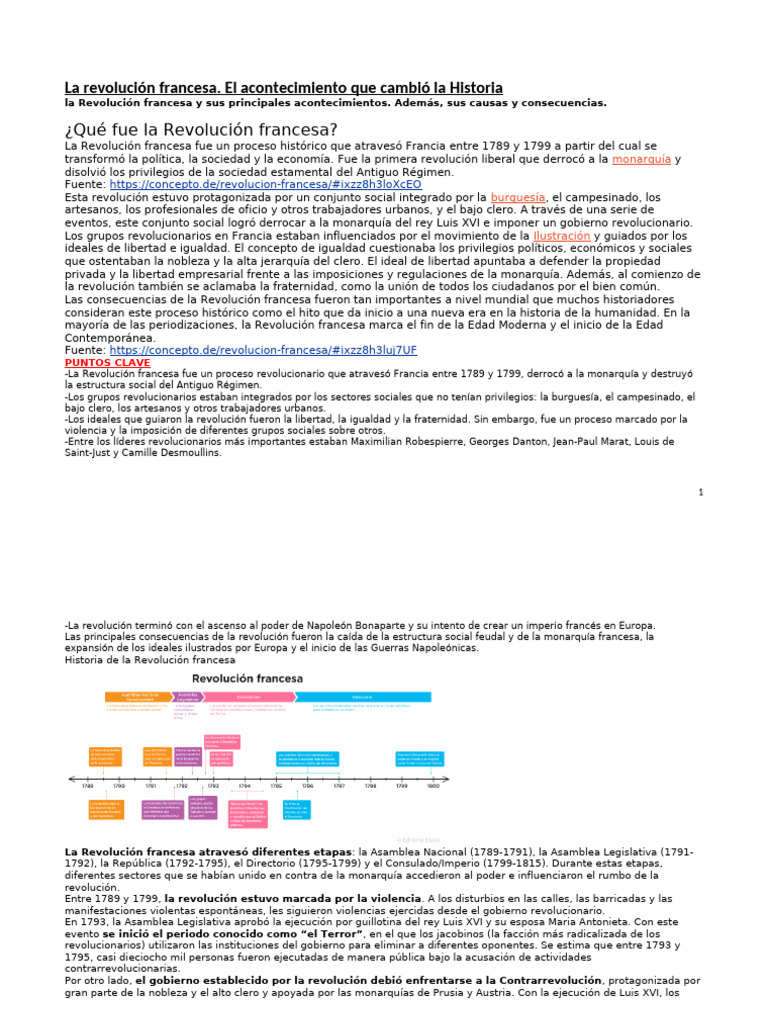 La Revoluci n Francesa e Industrial - 1