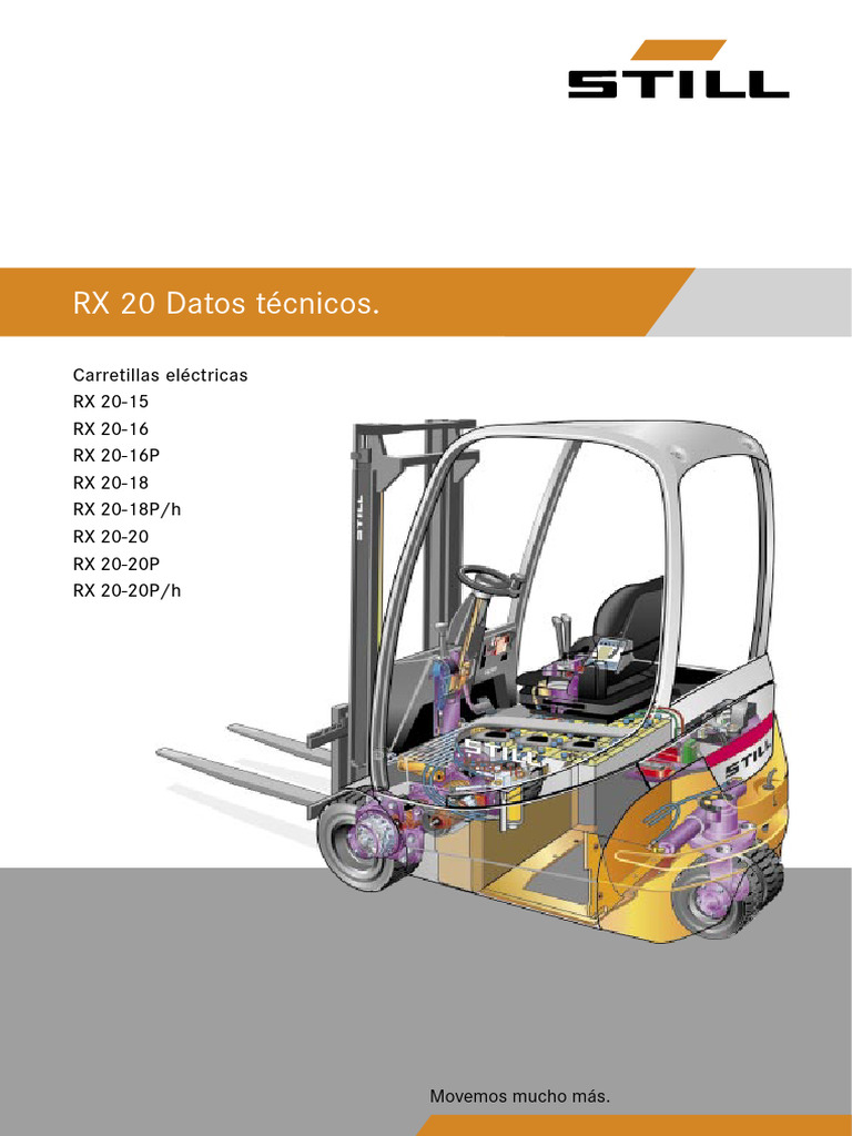 Carretillas électriques RX 20 : spécifications techniques | PDF