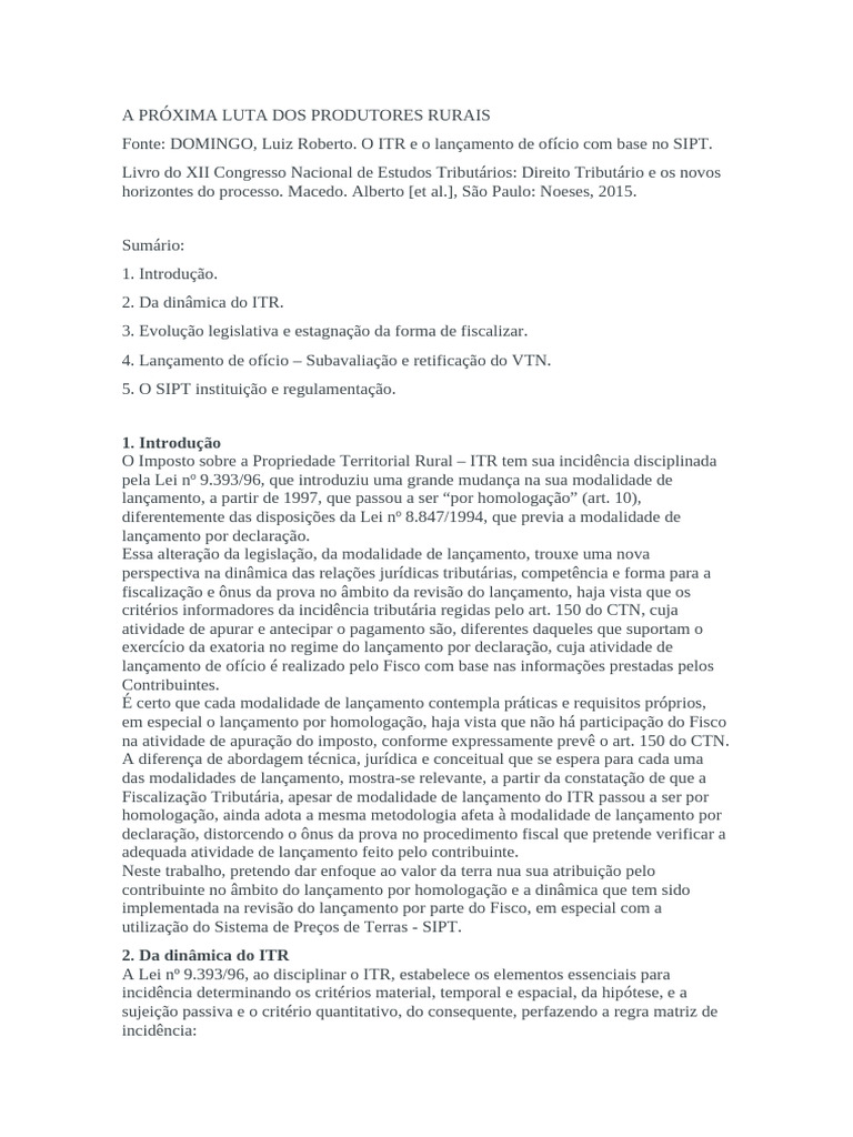 Itr - VTN | PDF