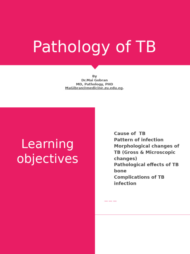 Pathology of TB | PDF
