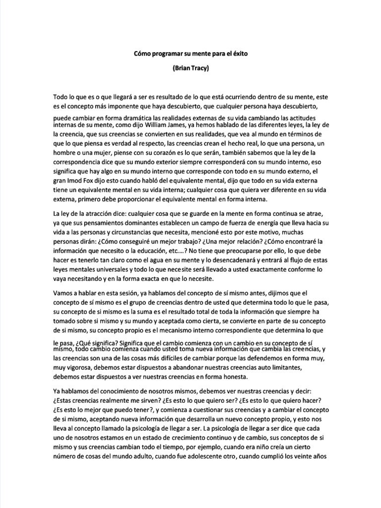 PDF Seminario Fenix 3 Como Programar Su Mente para El Exito - Compress ...
