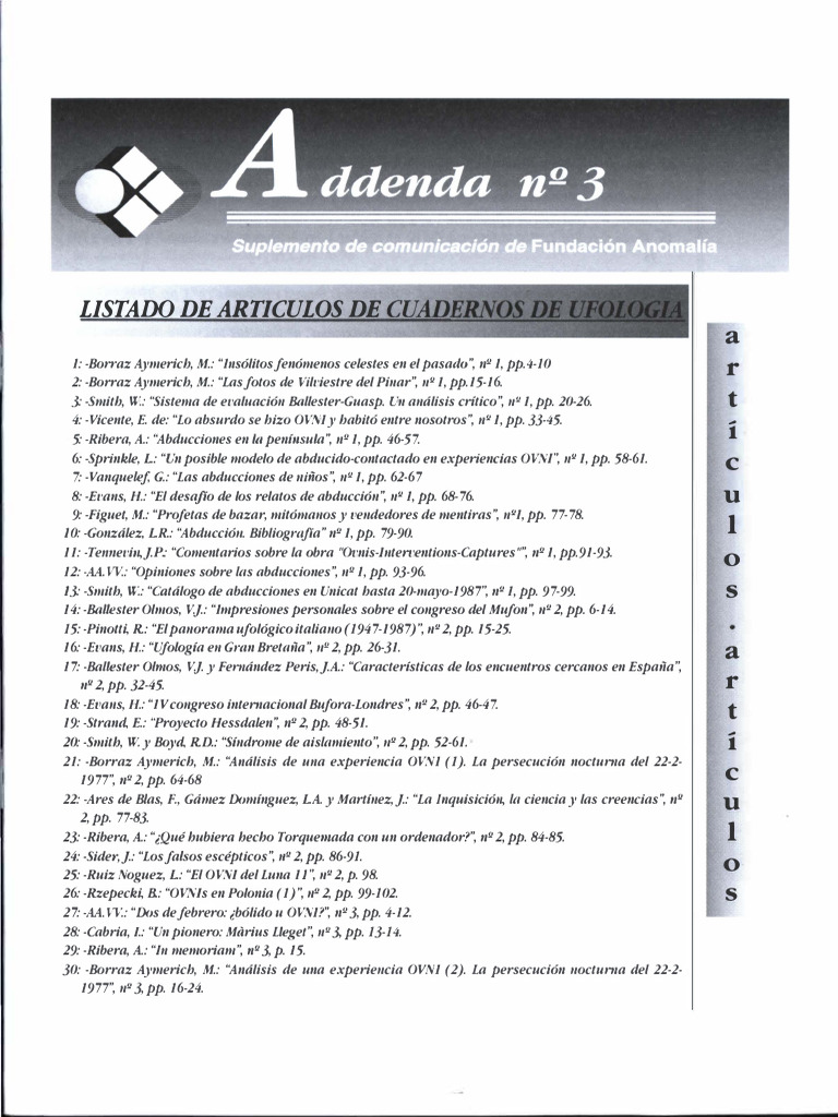 CdU Addenda - No 3 | PDF