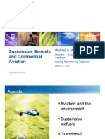 Sustainable Biofuels and Commercial Aviation: Richard A. Wynne