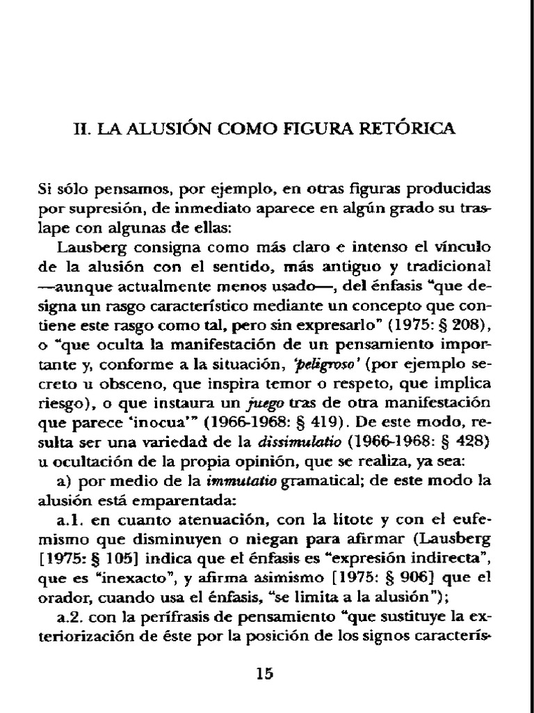 Beristain, Alusión, Intertextualidad, Referencialidad 4 | PDF