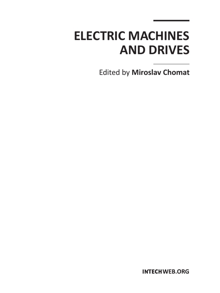 Electric Machines and Drives PDF Engines