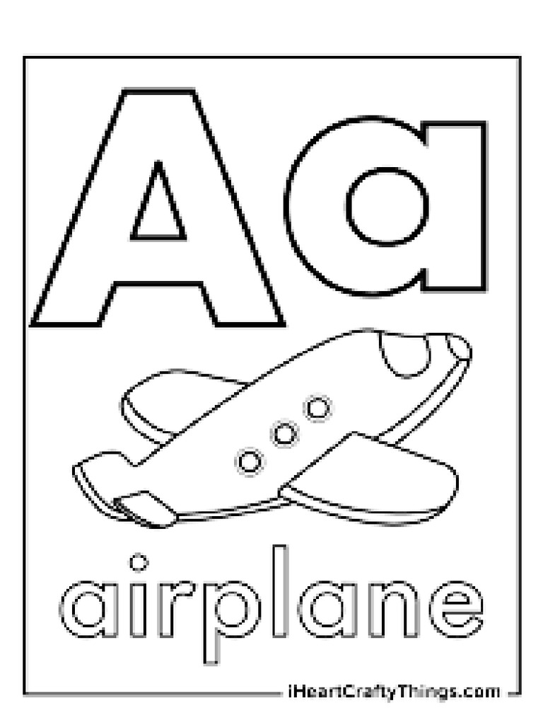 Letter a activity pdf