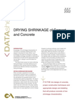 Drying Shrinkage of Concrete