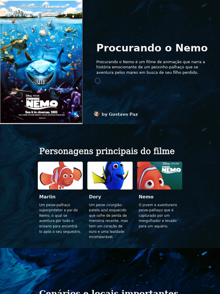 Procurando o Nemo | PDF