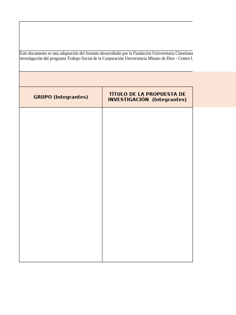 Formato Matriz de Investigación Trso | PDF