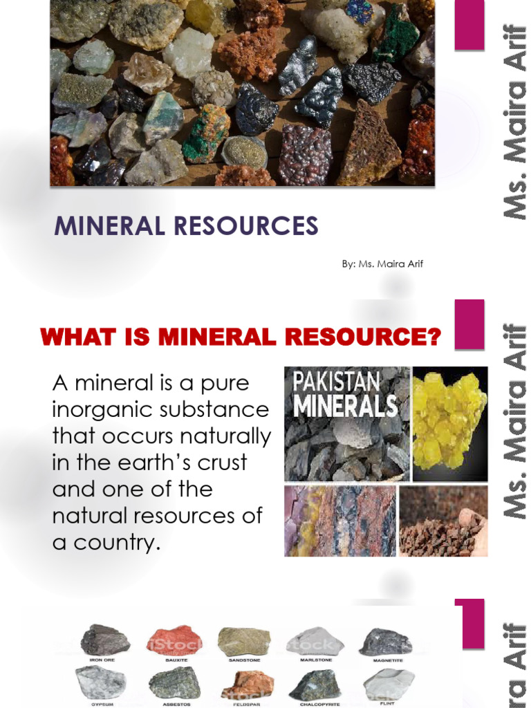 MINERAL RESOURCESaaa PDF by May2024 | PDF