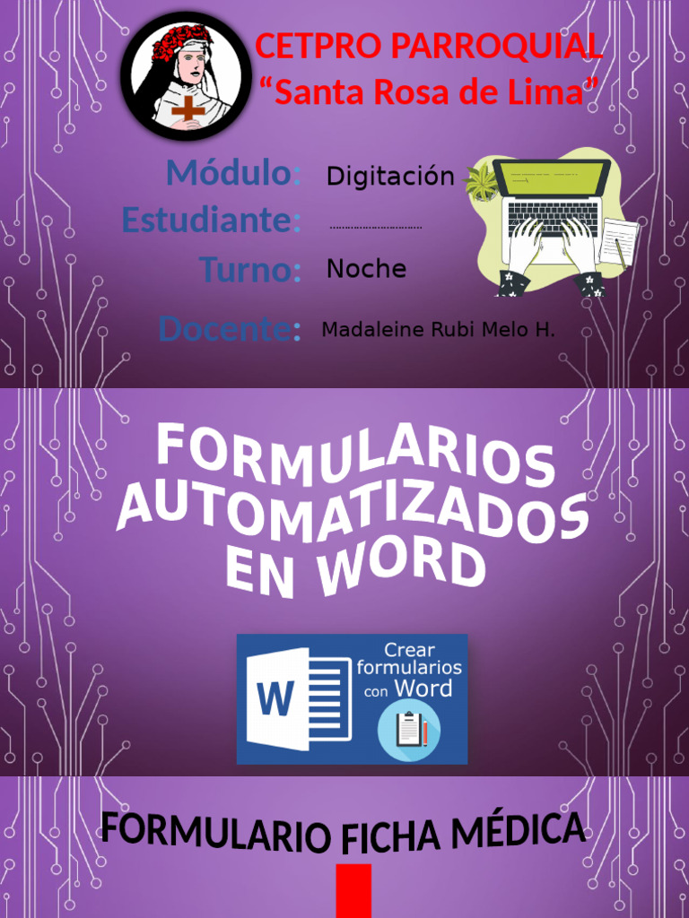 Formularios automatizados pdf