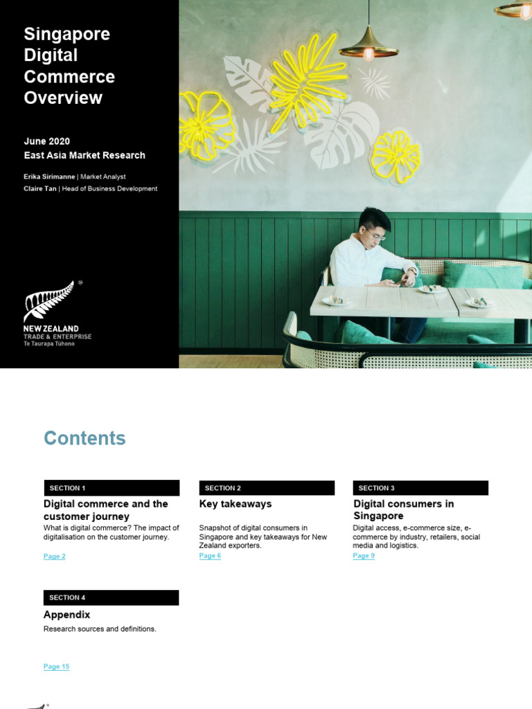 Digital Commerce Overview Singapore Final | PDF