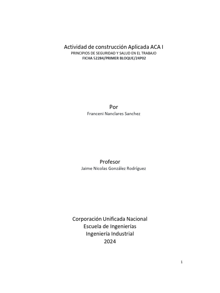 Aca de SST 2024 | PDF