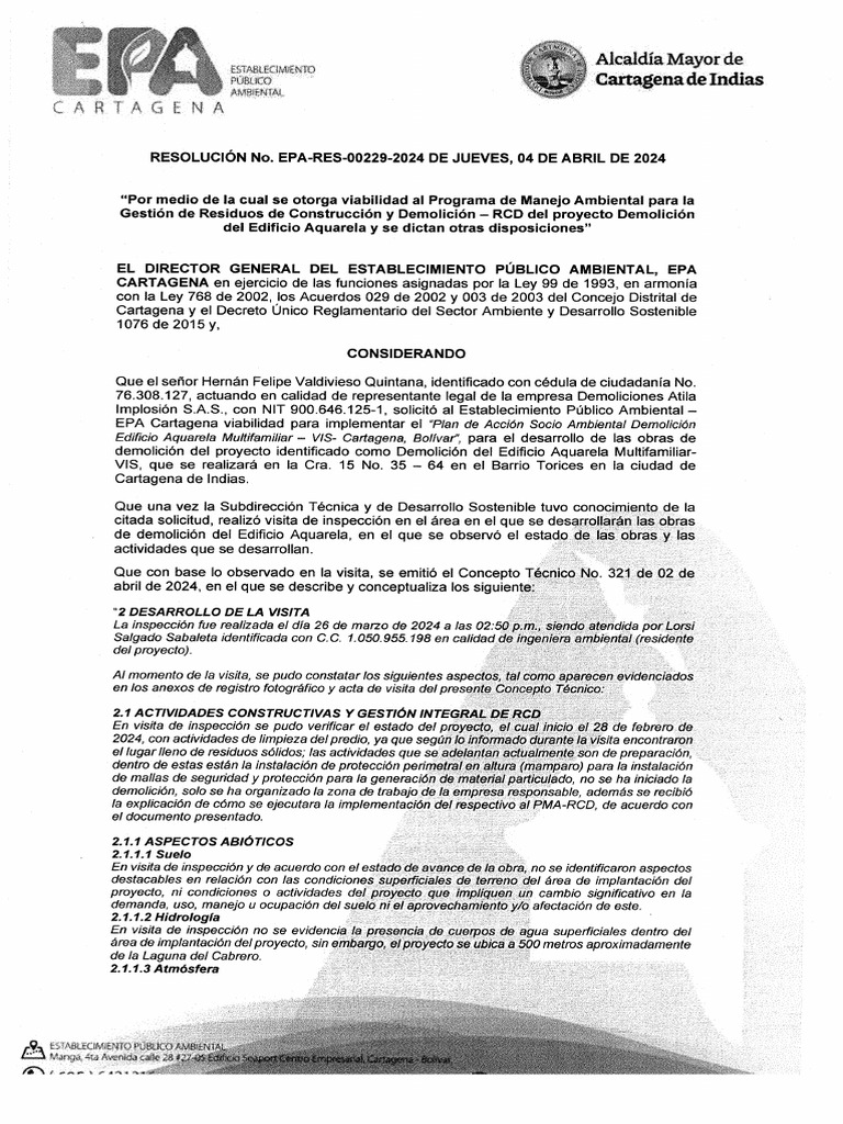 Epa Res 00229 2024 | PDF