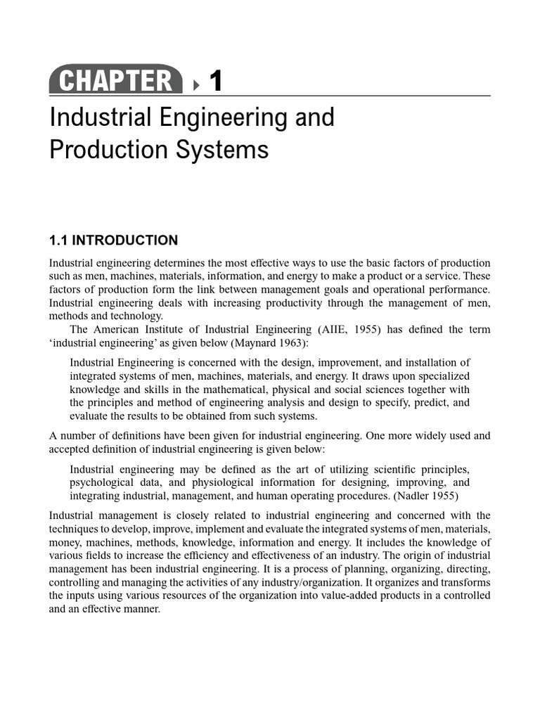 1industrial engineering | PDF