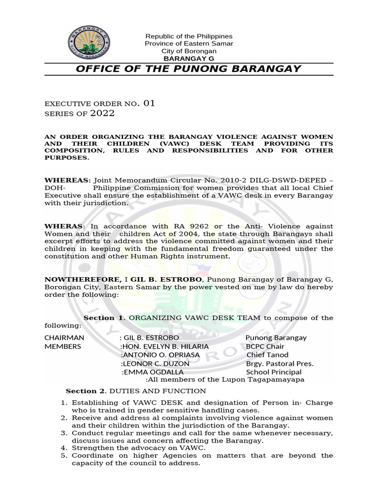 Executive Order | PDF