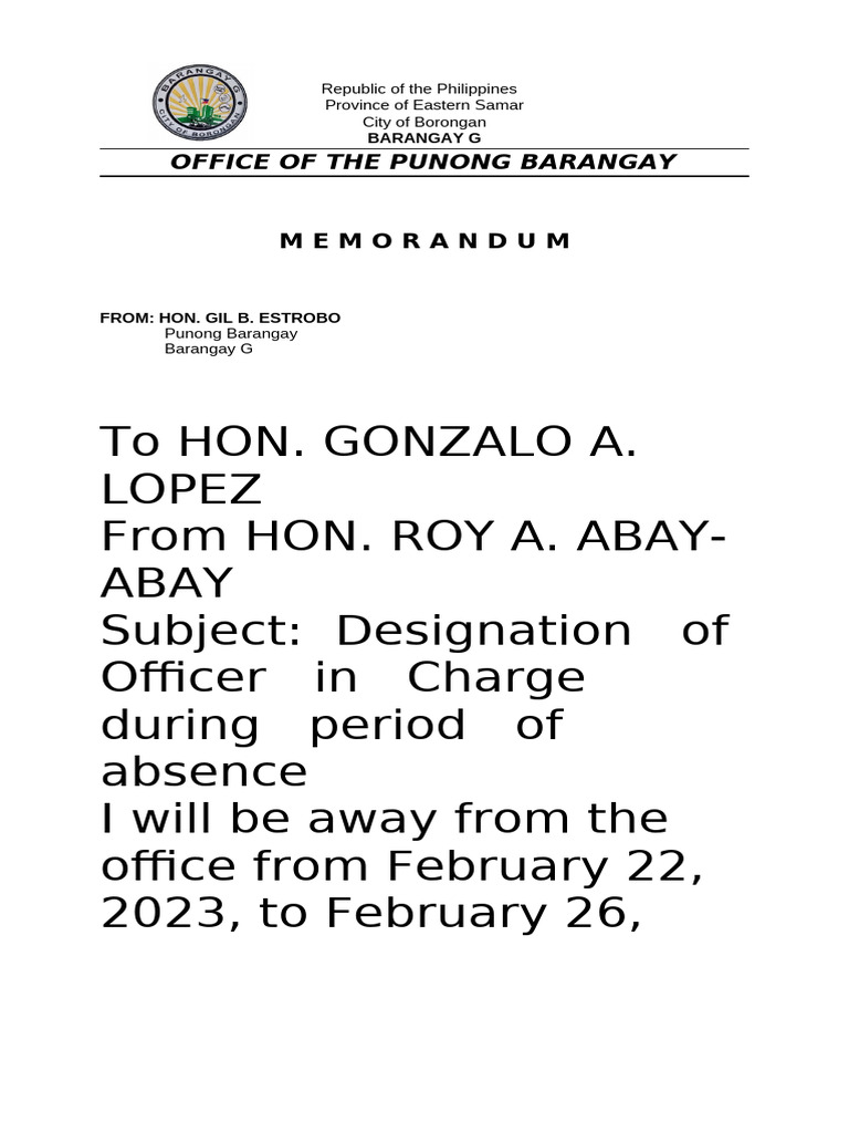 Memo 2 | PDF