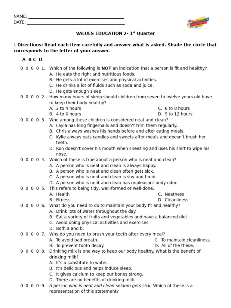 Values Ed 2 - 022155 | PDF