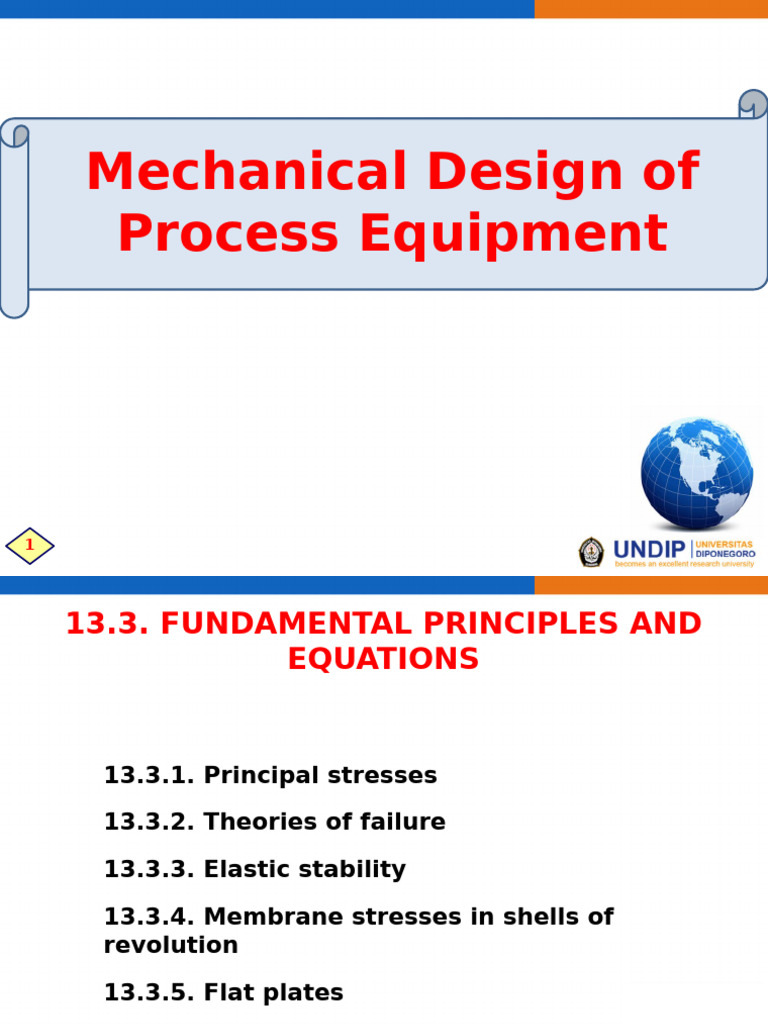 Mechanical Design of Process Equipment | PDF